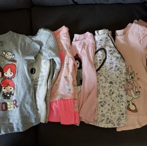 Set of 6 toddler girl tops 3t